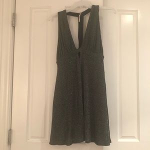 Metallic Free People dress size S